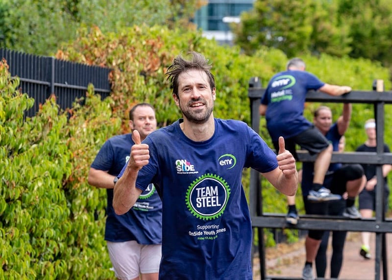 EMR employee charity run